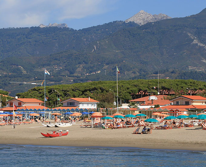 Strand von Forte dei Marmi