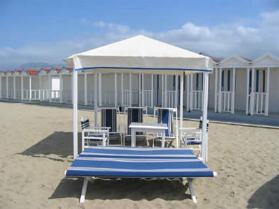 Spiaggia, tenda